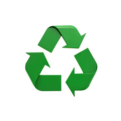 green recycle symbol illustration vector icons isolated on white background