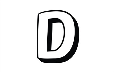 Elegant Letter D logo Vector Template Initial Letter D Logo Design. Creative And Modern D logo