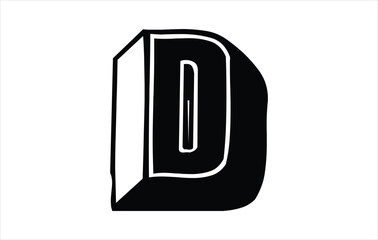 Elegant Letter D logo Vector Template Initial Letter D Logo Design. Creative And Modern D logo