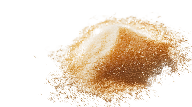 Powdered brown sugar is the industrial, classic brown sugar — refined and processed. In contrast, traditional brown sugar is a healthier and more transparent option