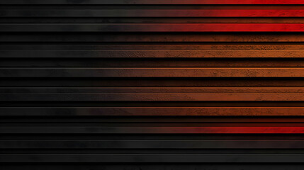 Obraz premium Abstract Dark Horizontal Lines With Red Gradient Lighting