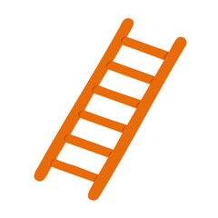 Flat cartoon ladder for pet parrots. Vector bird accessory clipart for cage and climbing scenes.