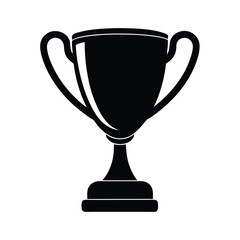 trophy cup isolated on white background