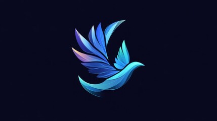 Abstract Flying Bird