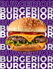 TEMPLATE PHOTOS BURGERIOR AND BACKGROUND