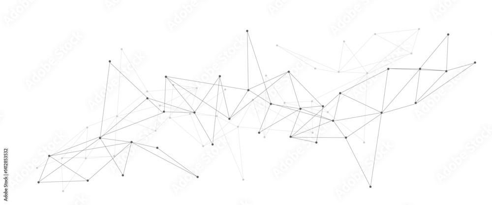 Fototapete Vector Connect link background. global network technology concept. Digital technology futuristic internet network speed connection black background.