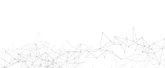 Vector illustration of minimalistic design with connecting the dots and lines. Vector Connect link background.