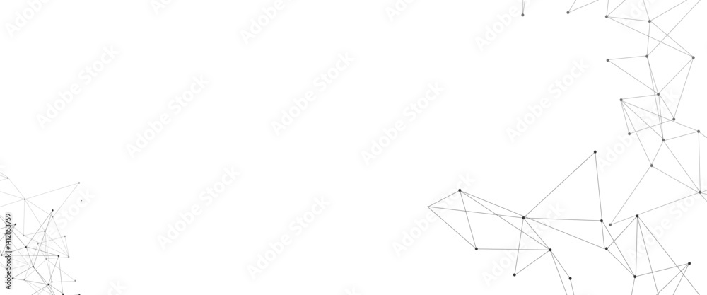 Aufkleber  Vector global network technology concept. Digital technology futuristic internet network speed connection white background.