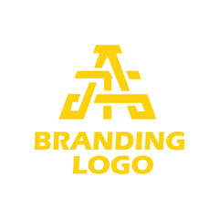 A latter logo design and art 