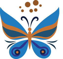 Butterfly logo icon vector .