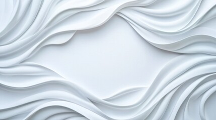 Obraz premium Classic rectangular silver invitation card with soft texture and minimal design, centered space for message