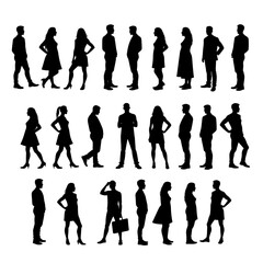 business people silhouettes