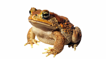 a photo of a frog on a transparent background, PNG image, PNG file, Generative art.