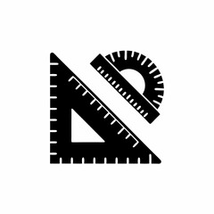 creative details Ruler Icon Vector Illustration