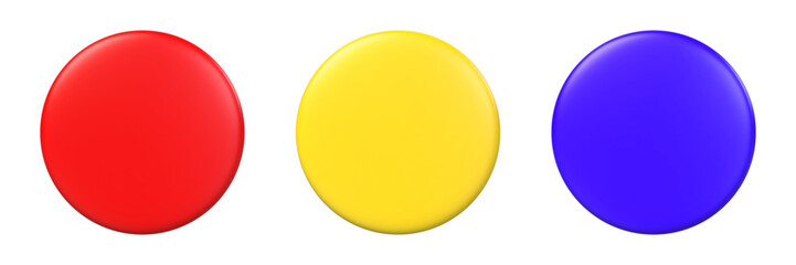 circle glossy colorful web ui buttons