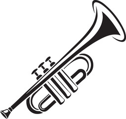 Isolated trumpet silhouette style icon vector design © MD.Kawsar Hossan