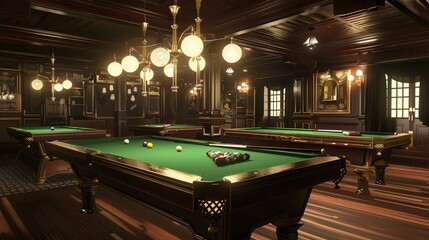 Billiard Hall: A Realm of Skill, Strategy, and Social Amusement