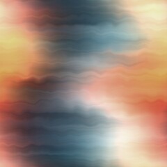 Earth strata blurry seamless pattern. Grunge ombre melange wallpaper for tie dye earthy abstract endless background.  © Limolida Studio