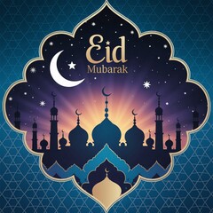 Eid al-Adha Mubarak Flyer Template – Islamic Festival Celebration Design for Qurbani, Eid ul adha poster, 2025