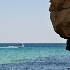 Oman. Fishermans on a boat