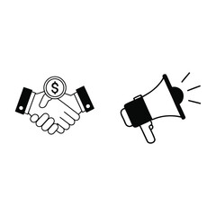 Linear icons set of finance, banking. High quality modern icons suitable for print.