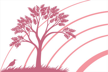 Gradient Pink and Green Background Soft Pastel Abstract Design .