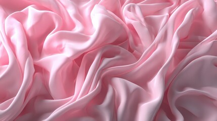 Obraz premium Soft Pink Satin Fabric Texture for Elegant Background Design