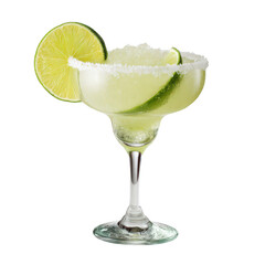 Refreshing daiquiri cocktail in curved glass with sugar rim bright background drink photography elegant presentation