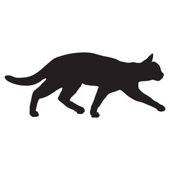 Elegant Cat Silhouette
