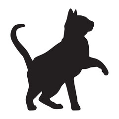 Elegant Cat Silhouette