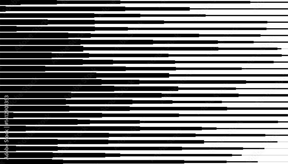 Poster black and white abstract and smooth transition pattern with lines effect. for sporty background and 