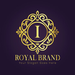luxury gold logo concept