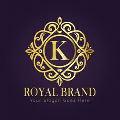 luxury gold logo concept
