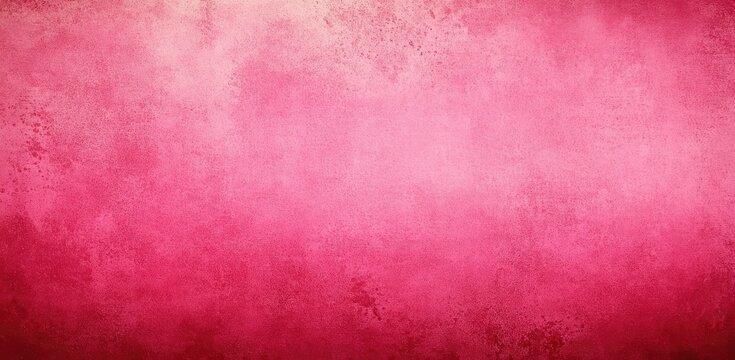 Distressed Fuchsia Background Texture with Mottled Surface and Grungy Pink Overlay