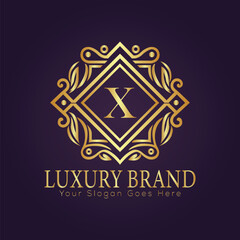 luxury gold logo concept