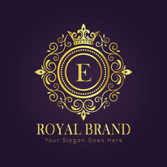 luxury gold logo concept
