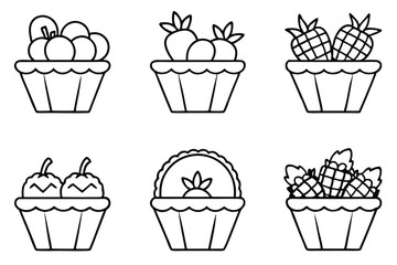 Assorted Fresh Vegetables on White Background