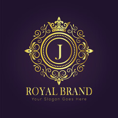 luxury gold logo concept