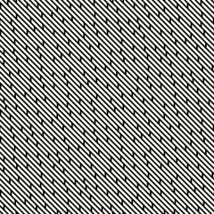 Vector seamless pattern. Modern stylish texture. Repeating geometric tiles with oblique elements. Monochrome bold interlaced trellis. Trendy graphic design. Can be used as swatch for illustrator.