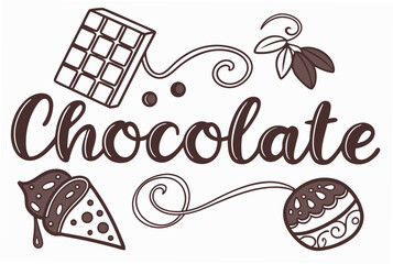 set of chocolate candies