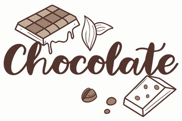 set of chocolate candies