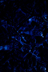Deep Blue Water Reflection with Complex Patterns and Textures