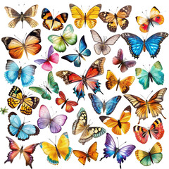 seamless pattern with butterflies