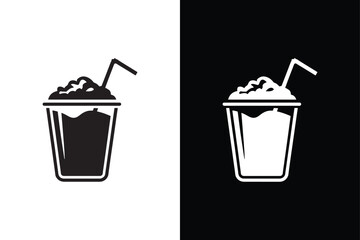 BeachCocktail icon vector on White Background ,Vector Art Illustration on white background.