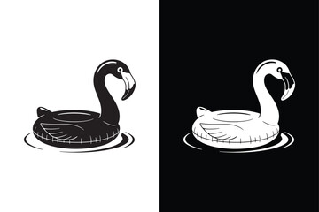 SwimRing icon vector on White Background ,Vector Art Illustration on white background.