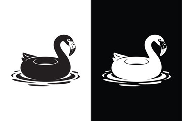 SwimRing icon vector on White Background ,Vector Art Illustration on white background.