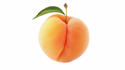 a picture of a peach on a transparent background, PNG image, PNG file, Generative art.