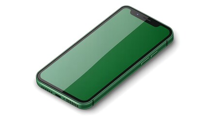 Green Smartphone Mockup