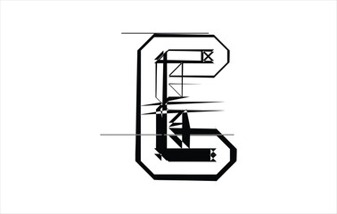 Elegant Letter E logo Vector Template Initial Letter E Logo Design. Creative And Modern E logo