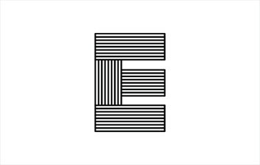 Elegant Letter E logo Vector Template Initial Letter E Logo Design. Creative And Modern E logo